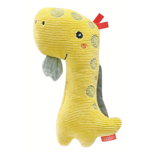 Stabgreifling "Dino Diego" mit Rassel- & Quietschfunktion von Fehn