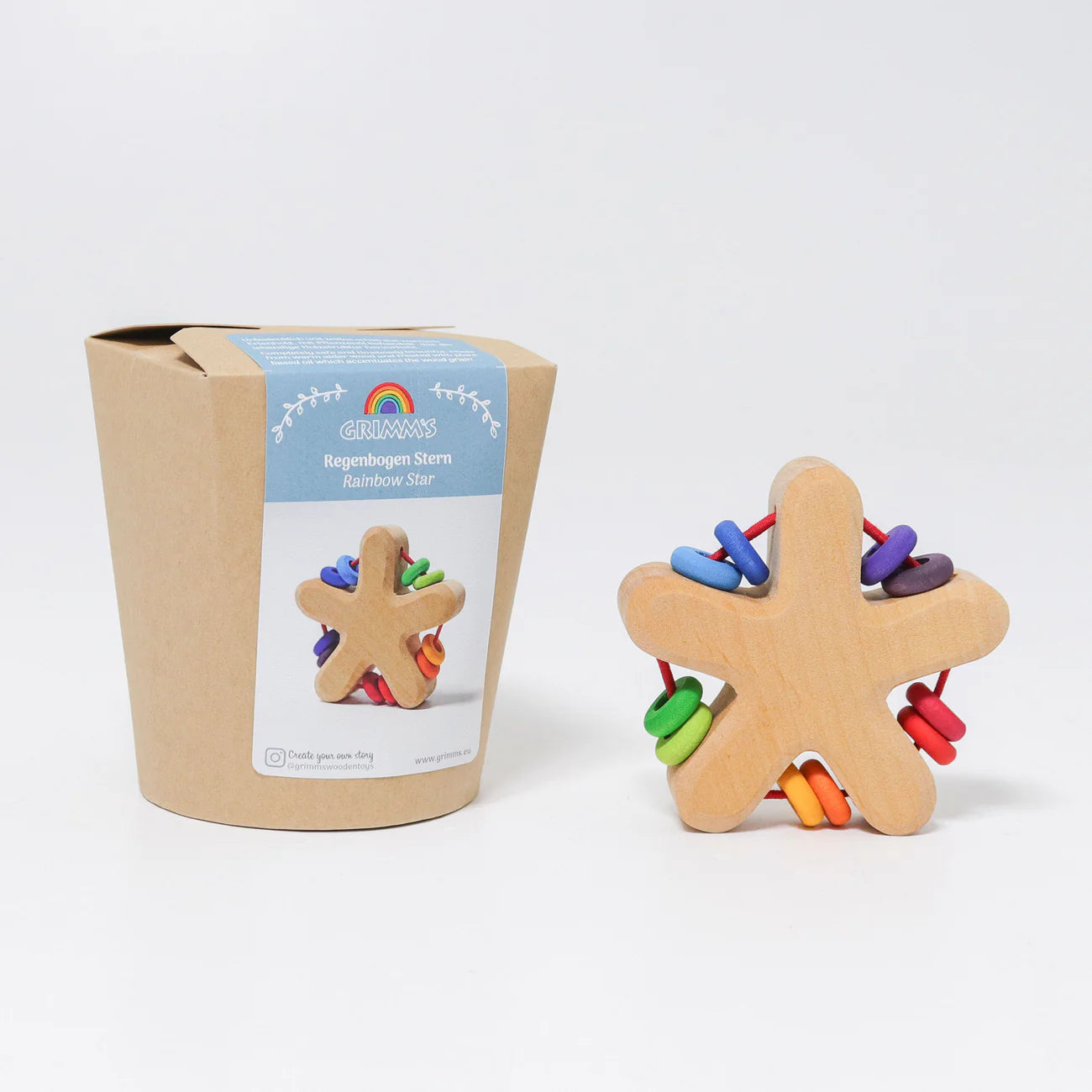Babyspielzeug "Regenbogen Stern" aus Holz von Grimms