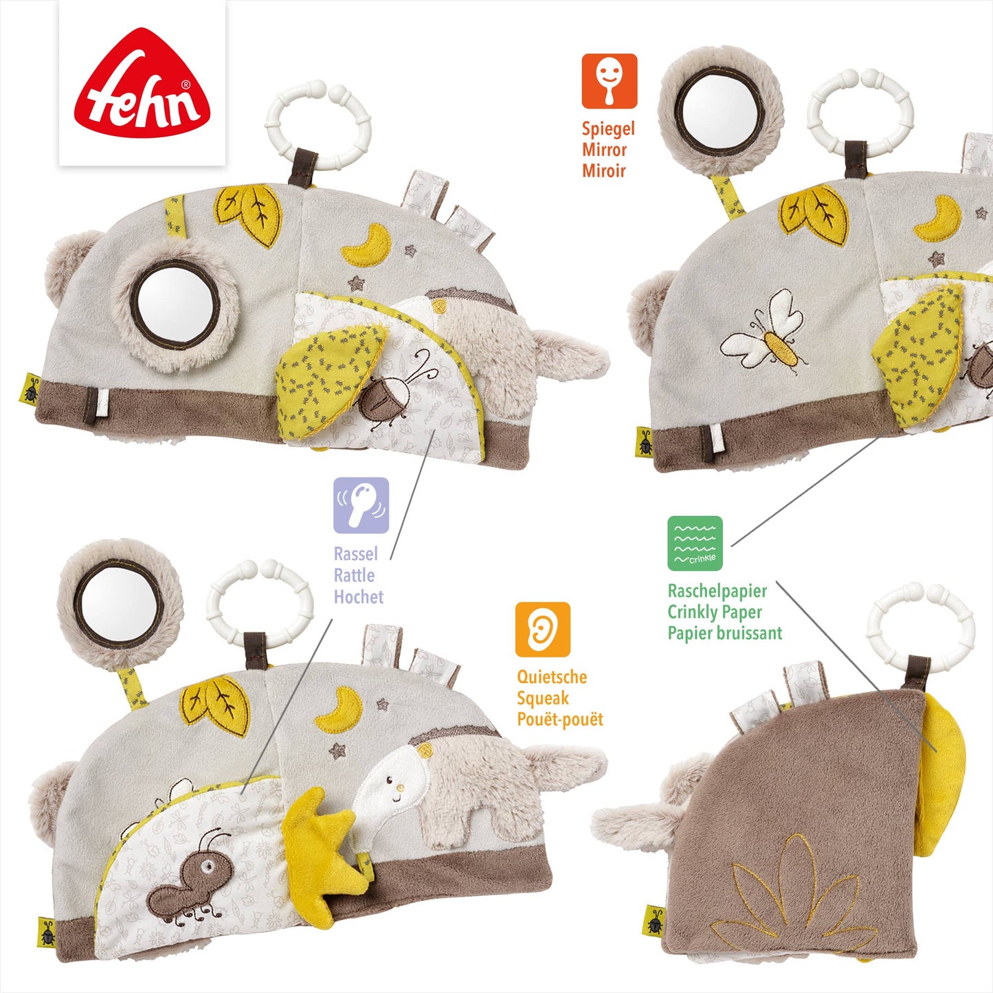 Stoffbuch "Australien" mit Koala-Motiv von Fehn