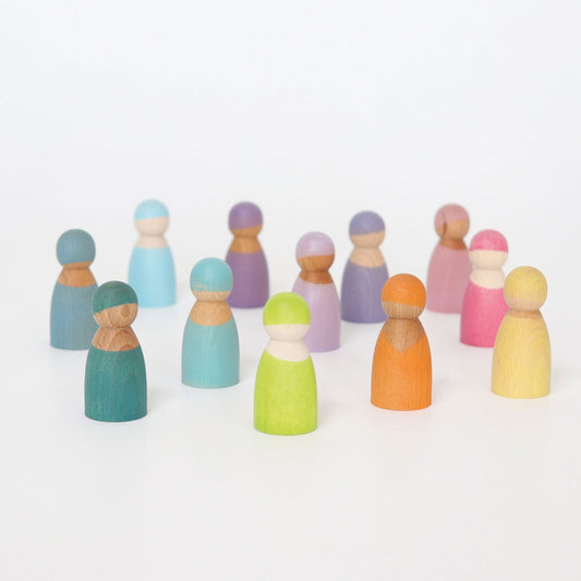 Regenbogenfreunde in Pastellfarben von Grimm´s