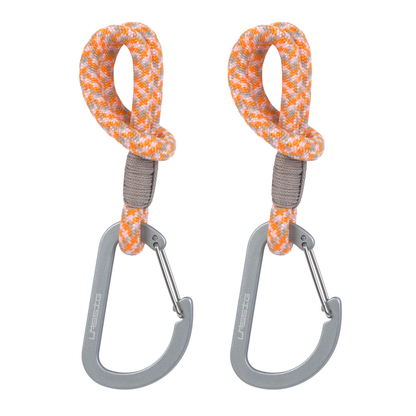 Kinderwagenhaken in Beige/Orange von Lässig, 2er Set