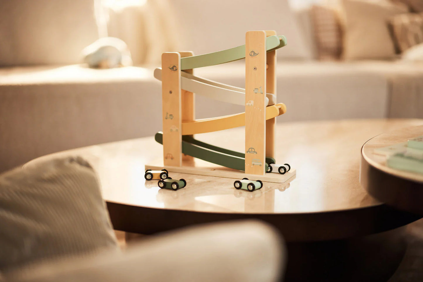 Jollein "On the Go" Wooden Car Ramp (Ball Track)