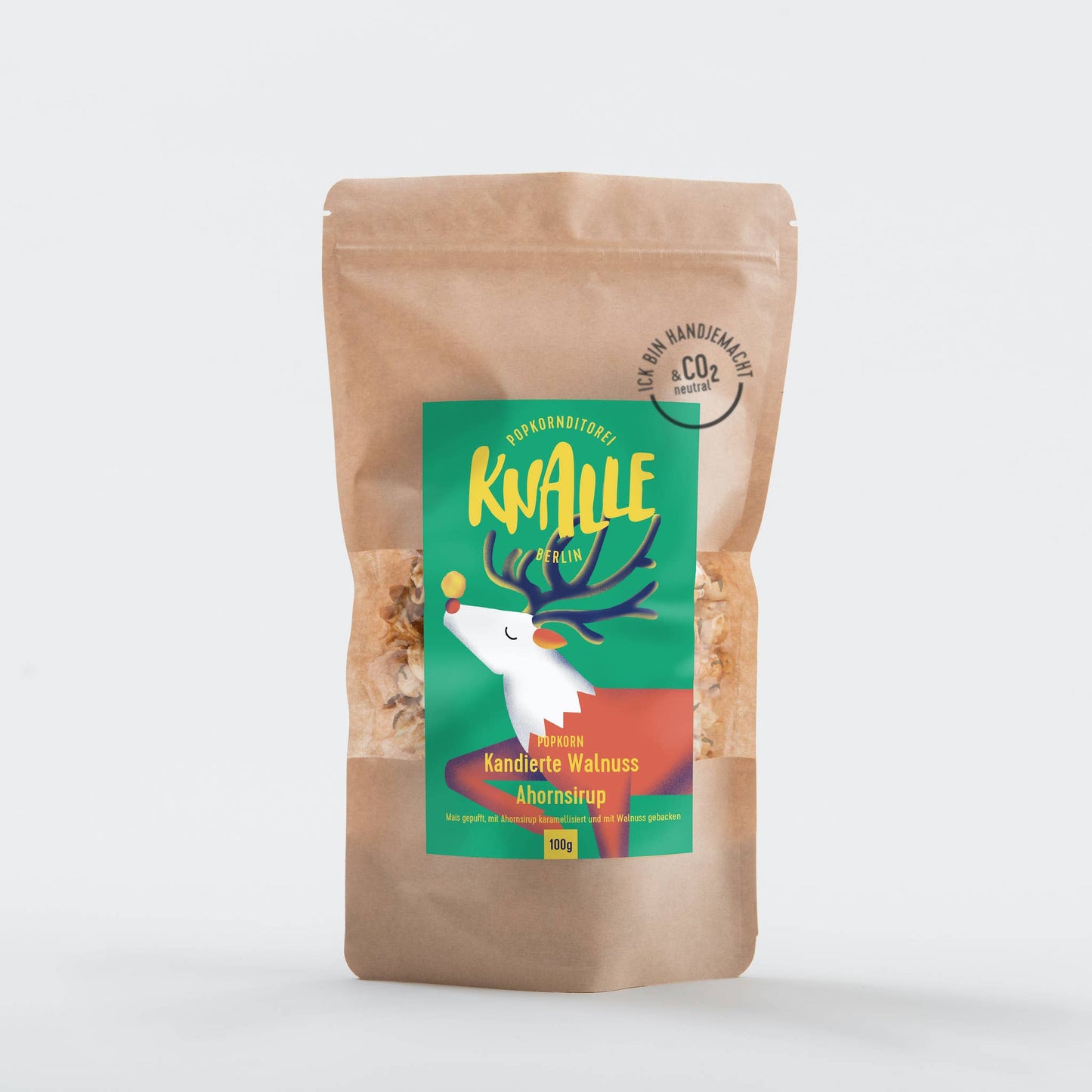 Knalle Popcorn mit "Kandierte Walnuss Ahornsirup" Geschmack