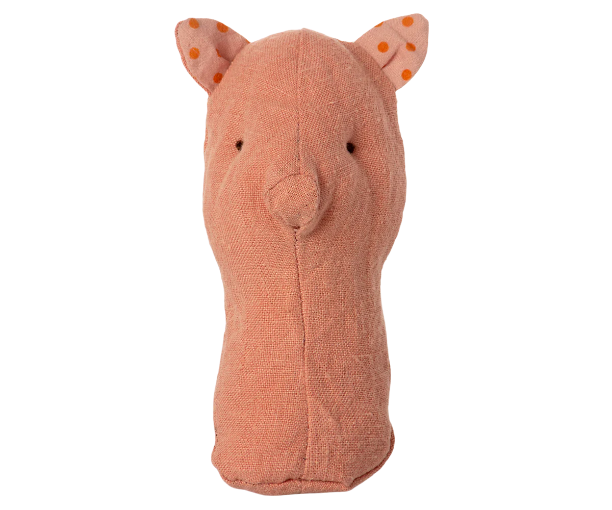 Schwein Rassel aus der "Lullaby Friends" Kollektion von Maileg