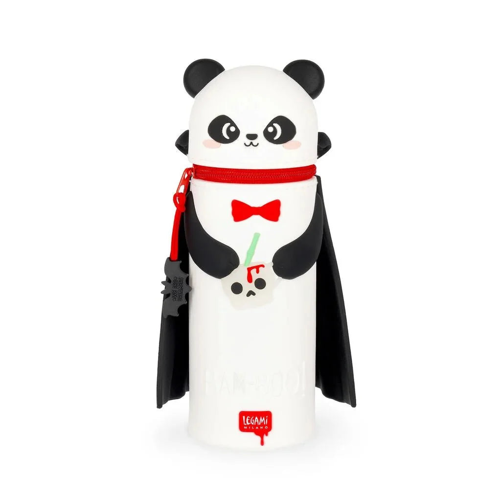 2-in-1 Kawaii Federmäppchen "Bam-Boo" mit Panda-Motiv von Legami (limitierte Halloween Edition)