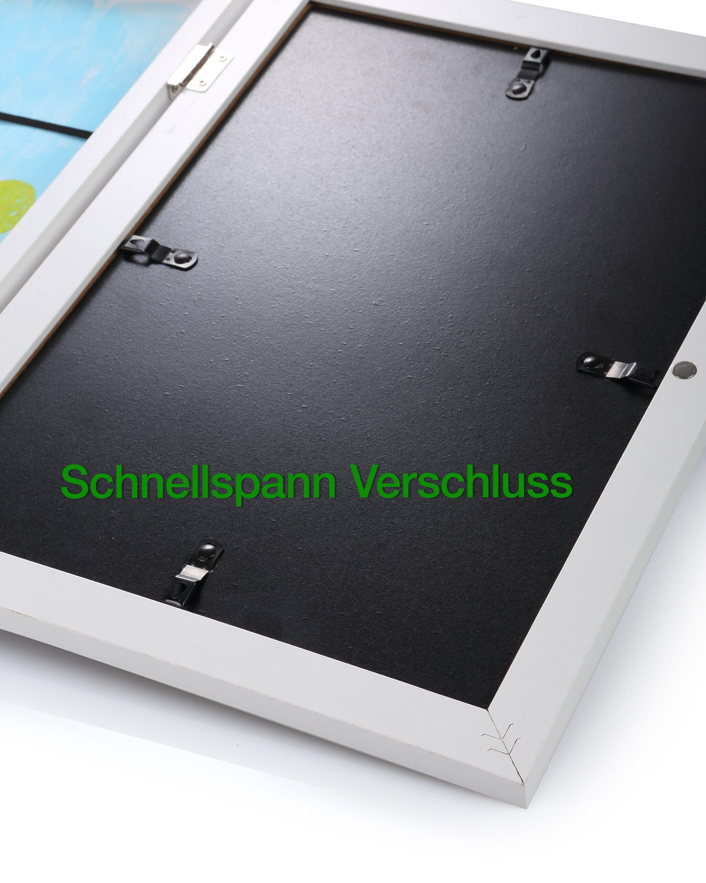 Kinderkunst Bilderrahmen mit Aufbewahrung „weiß“ von Lulubug