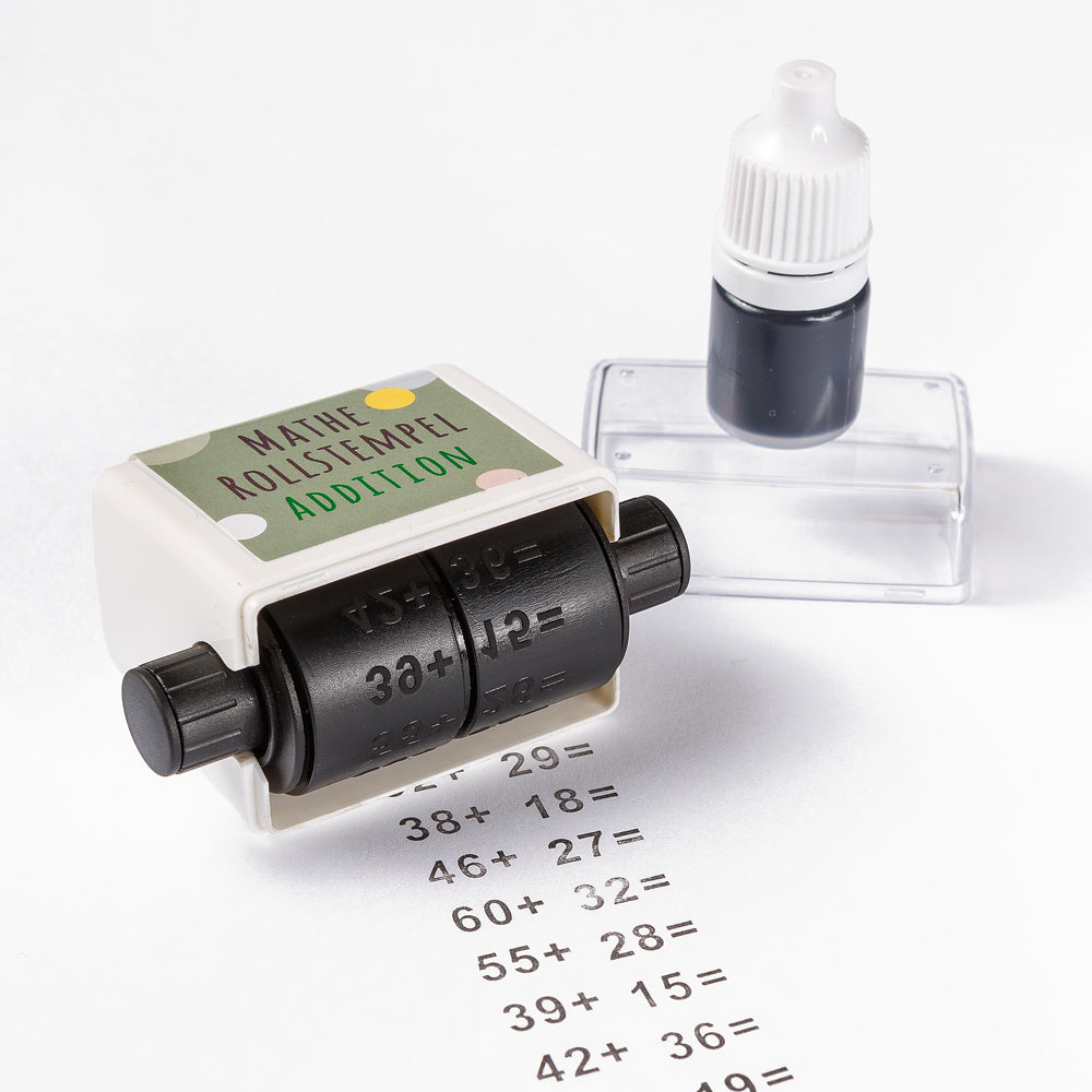 Mathematik Rollstempel "Addition" zum Rechnen