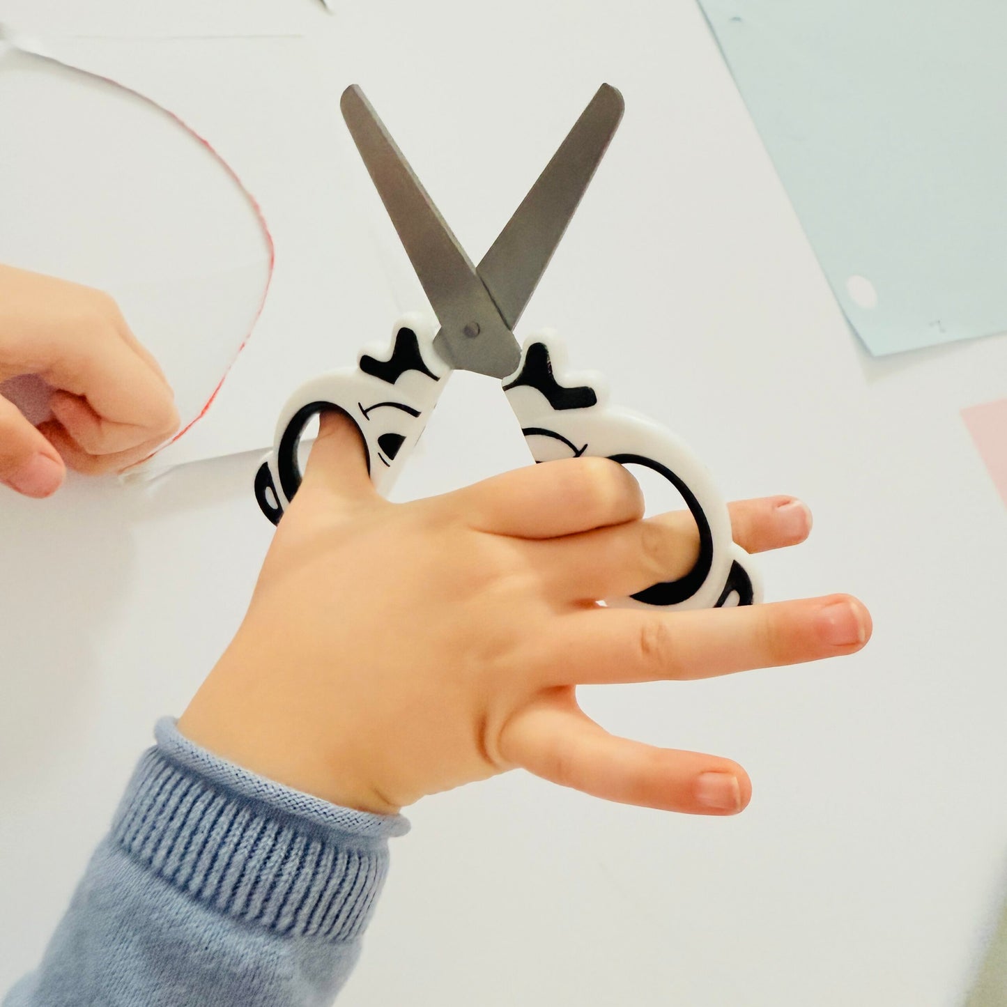 Kinderschere "Panda" von Lulubug Handmade