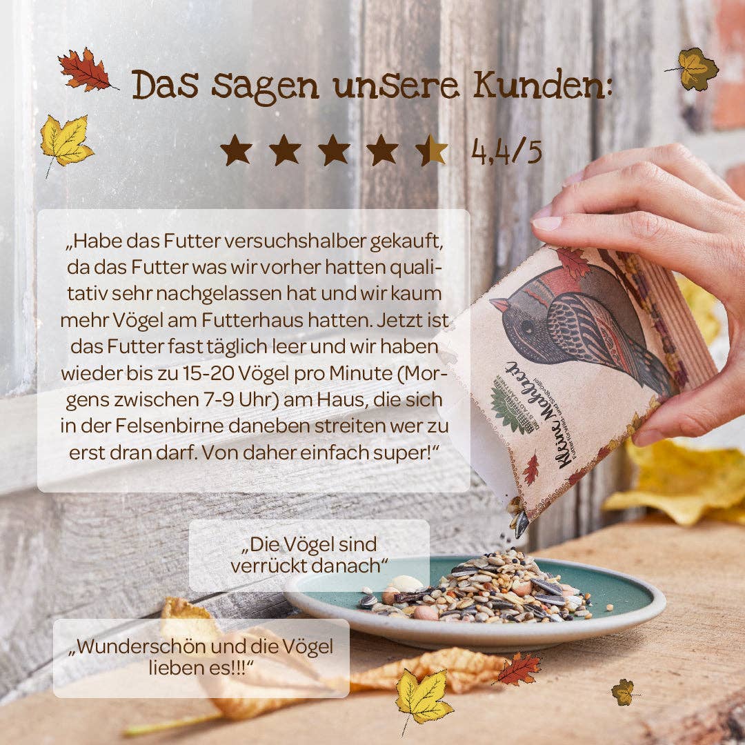 Kleine Mahlzeit für Vögel von Stadtgärtner