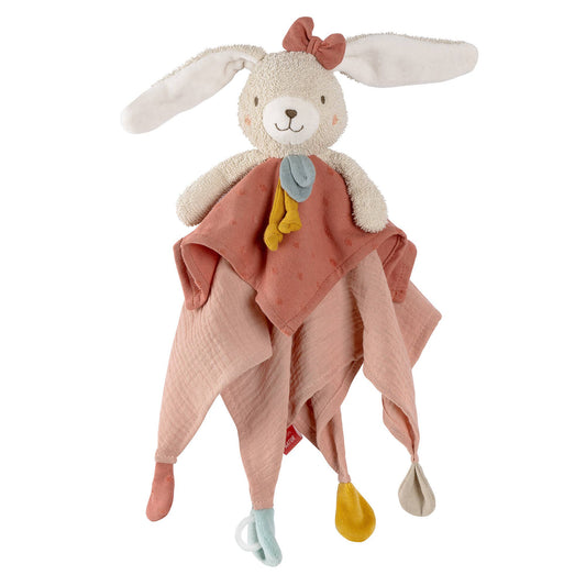 "Hase" Schmusetuch als Einschlafhilfe & Kuscheltuch von Fehn