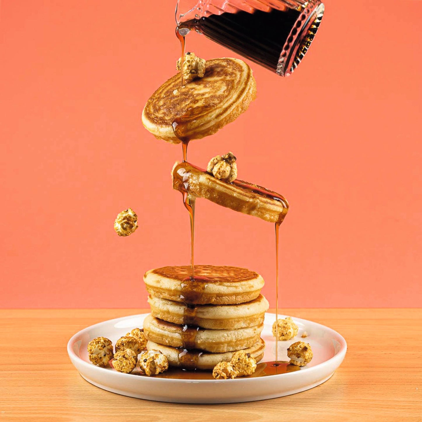 Knalle Popcorn mit "Kandierte Walnuss Ahornsirup" Geschmack