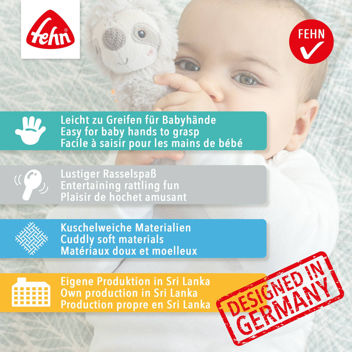 Stabgreifling Faultier von Fehn