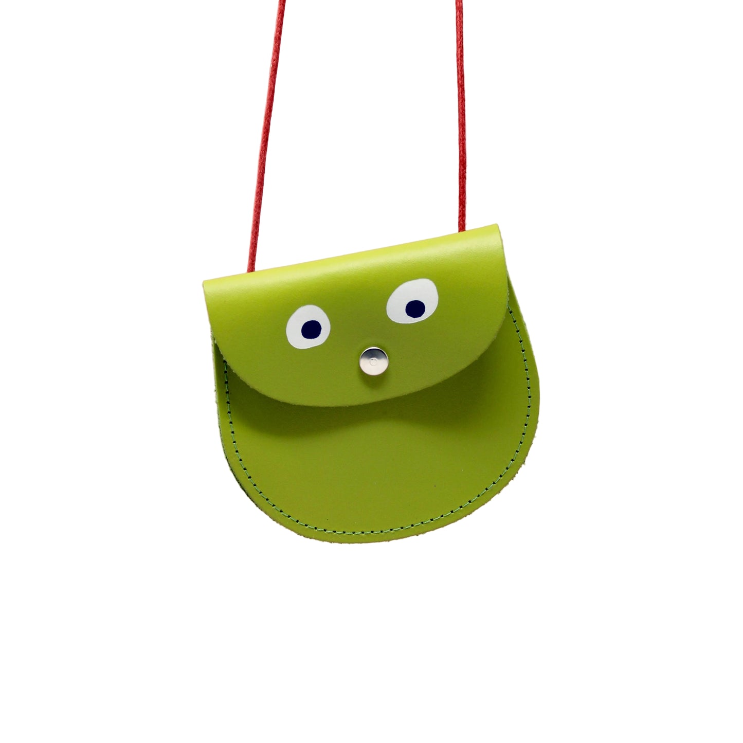 Stylish apple green neck pouch by Ark Colour Design