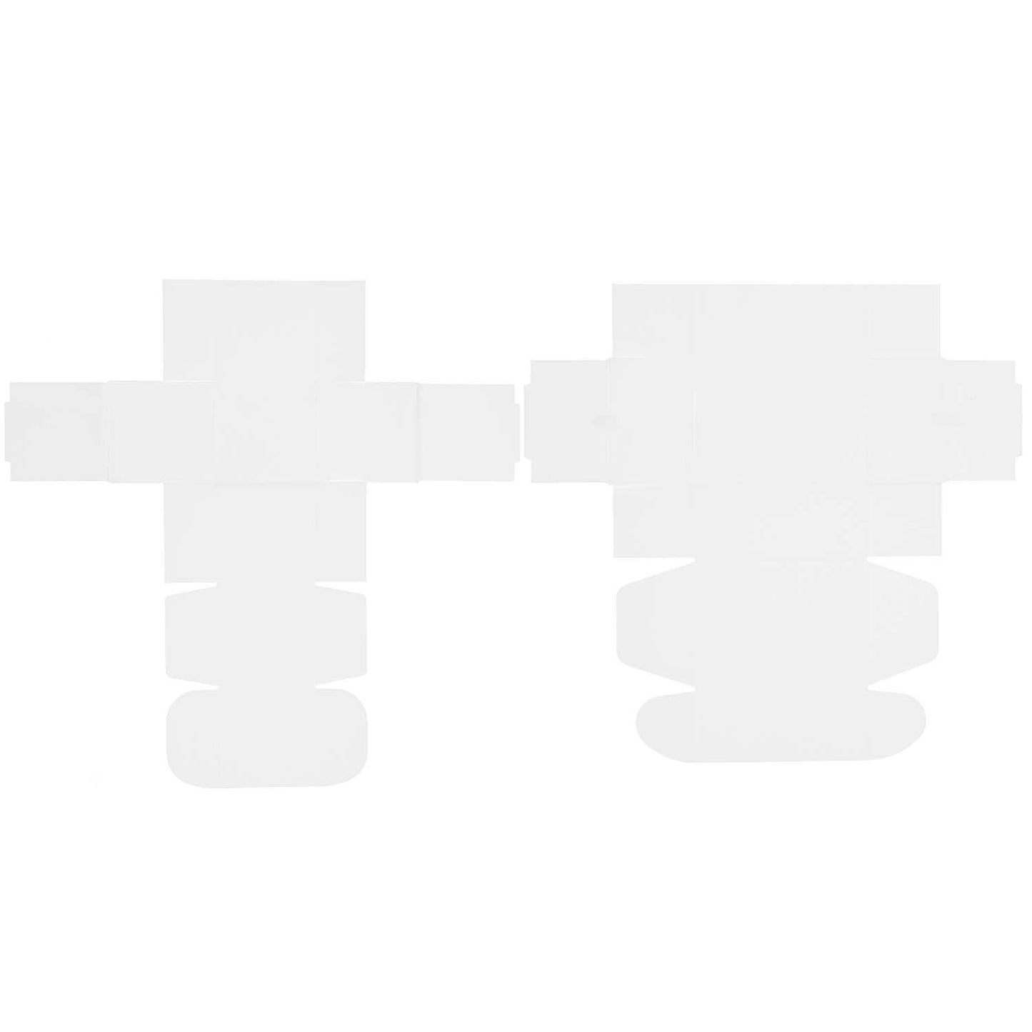 Weiße Miniatur Geschenkschachteln als Zubehör für die Wichtelwelt