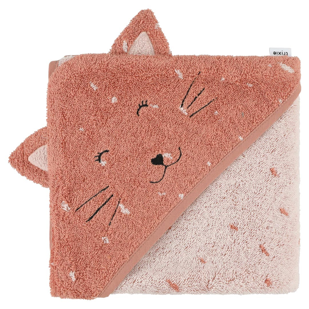 Kapuzenbadetuch "Mrs. Cat" von Trixie Baby, 75x75cm