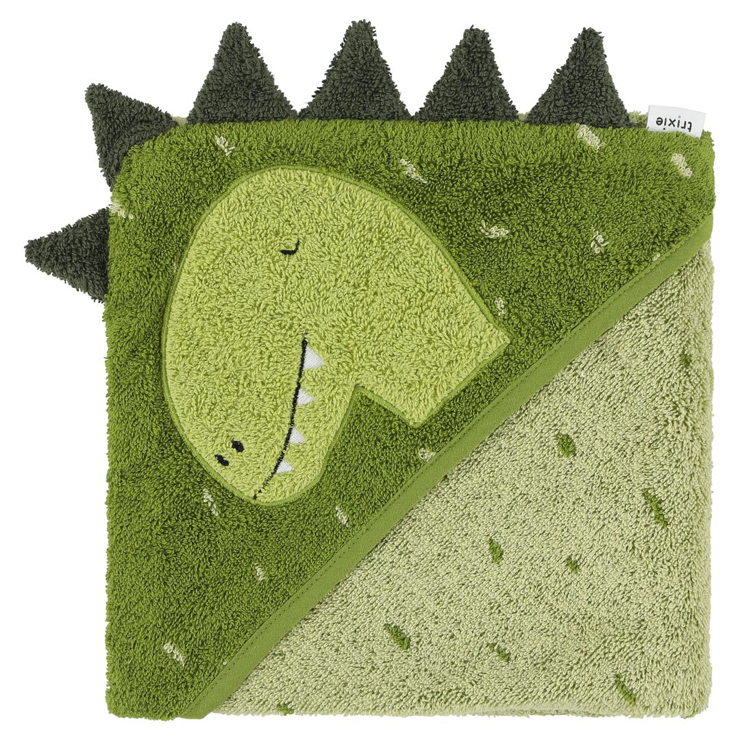 Kapuzenbadetuch "Mr. Dino" von Trixie Baby, 75x75cm