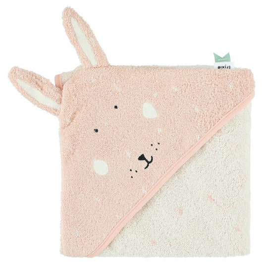 Kapuzenbadetuch "Mrs. Rabbit" von Trixie Baby, 75x75cm