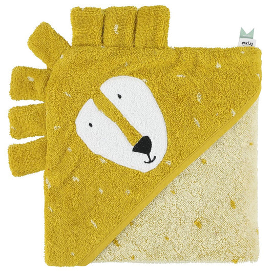 Kapuzenbadetuch "Mr. Lion" von Trixie Baby, 75x75cm