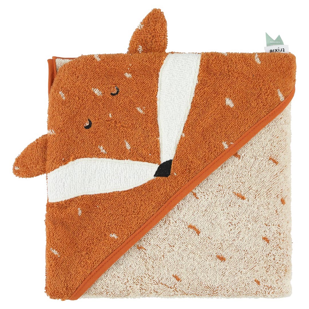 Kapuzenbadetuch "Mr. Fox" von Trixie Baby, 75x75cm