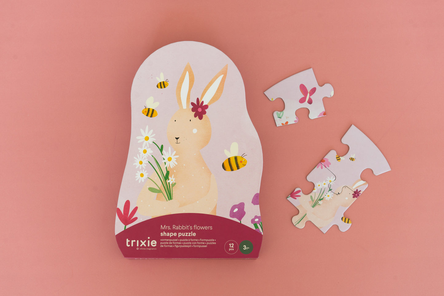 Puzzle "Mrs. Rabbit's Blumen" von Trixie