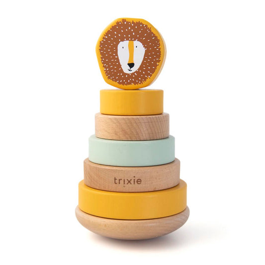 Stapelturm "Mr. Lion" aus Holz von Trixie Baby