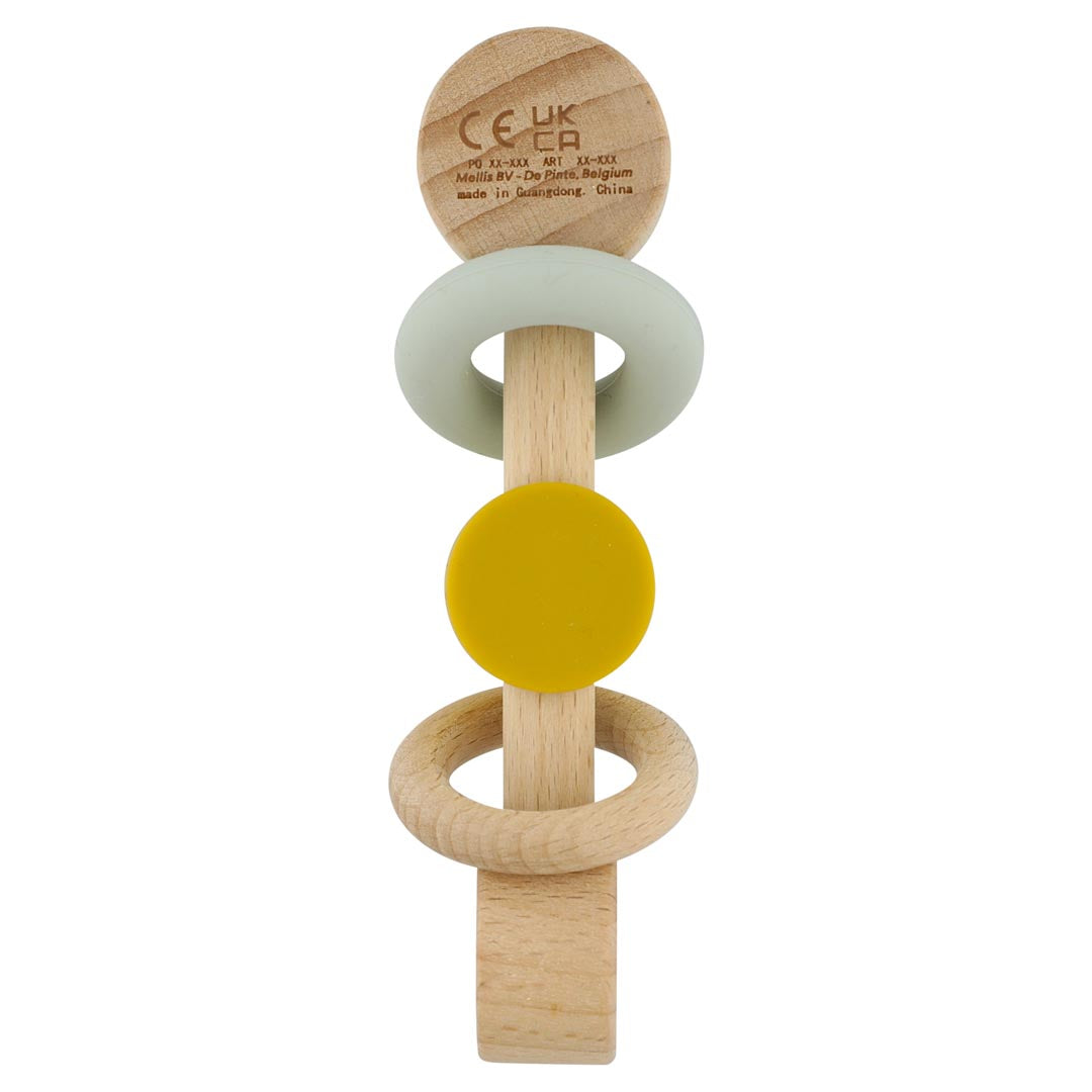 Babyrassel "Mr. Lion" aus Holz und Silikon von Trixie Baby