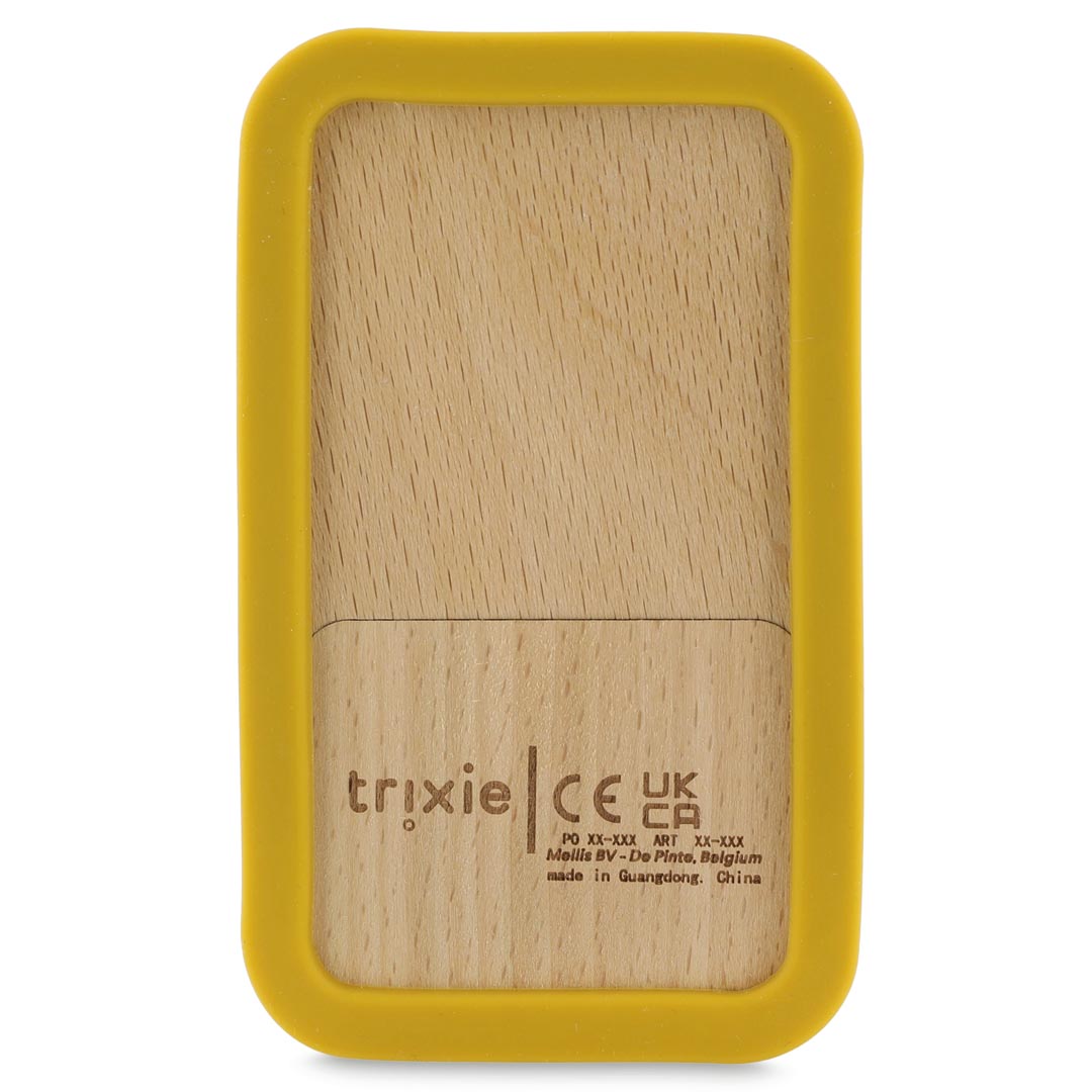 Babytelefon "Mr. Lion" aus Holz und Silikon von Trixie Baby