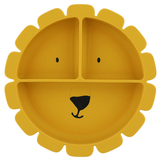 Silikon-Esslernteller "Mr. Lion" mit Saugnapf von Trixie Baby