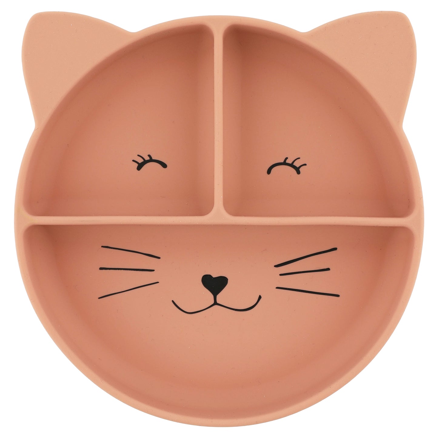 Silikon-Esslernteller "Mrs. Cat" mit Saugnapf von Trixie Baby