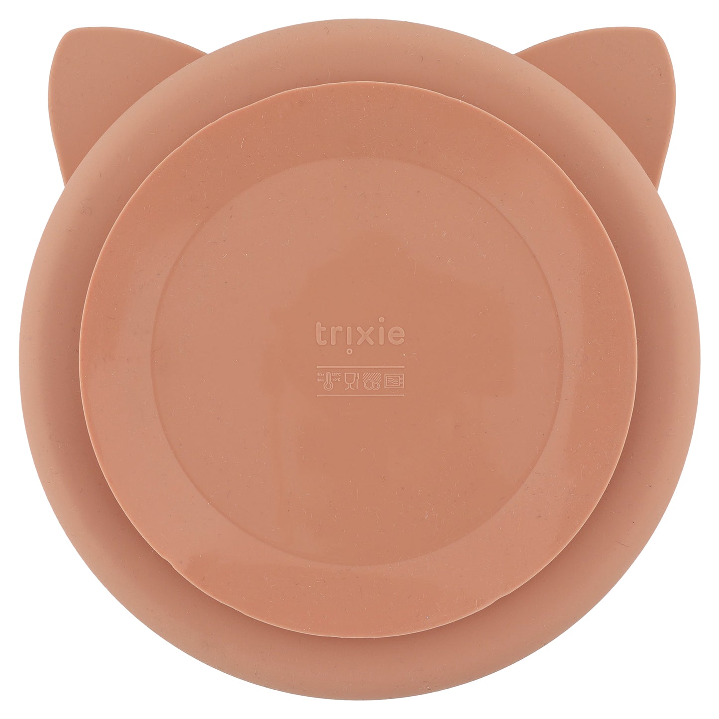 Silikon-Esslernteller "Mrs. Cat" mit Saugnapf von Trixie Baby