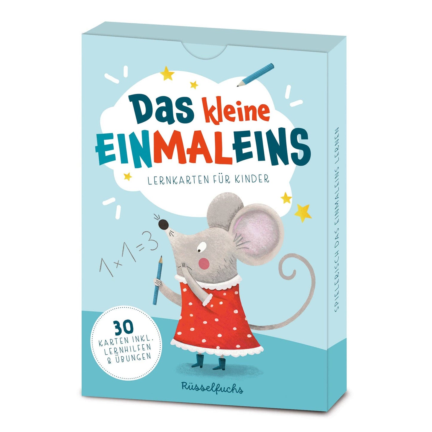 "Das kleine Einmaleins" - Lernkarten mit Zahlenreihen 1-10 von Rüsselfuchs