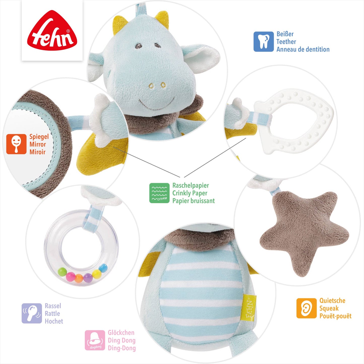 Activitiy Spielzeug "Drache" von Fehn