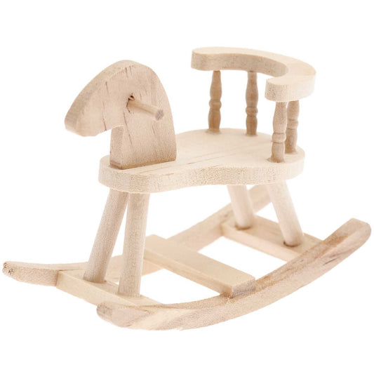 Miniatur-Schaukelpferd als Zubehör für die Wichtelwelt