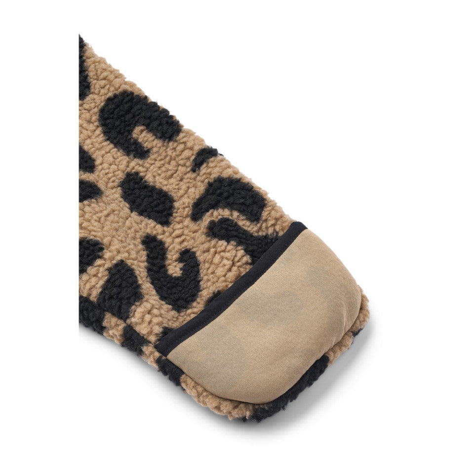 Nolan Fleece-Jumpsuit mit Leo-Muster von Liewood für Kinder, Größe 56-80