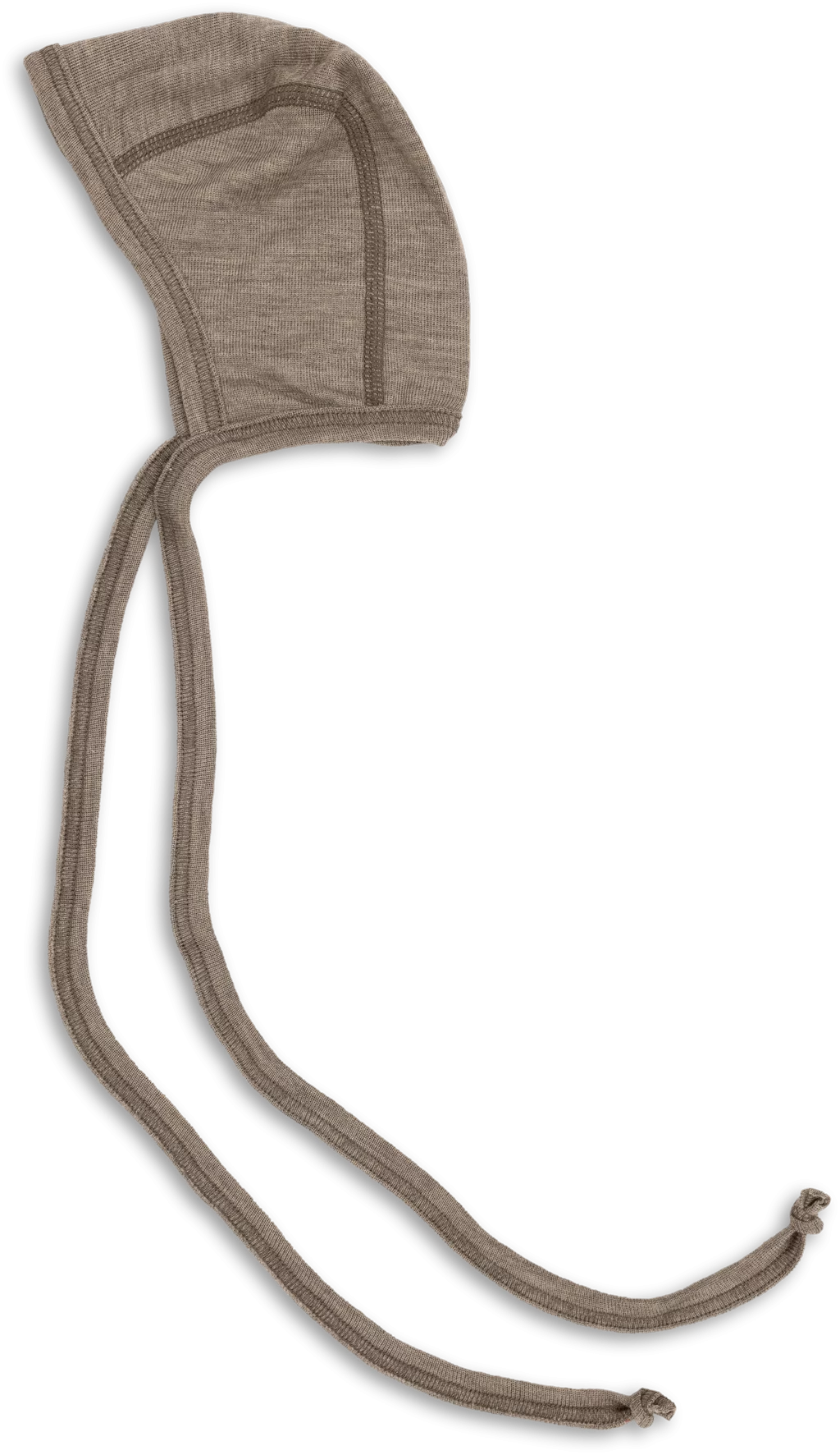 Braunes Baby-Häubchen aus Wolle/Seide von Engel, verschiedene Größen