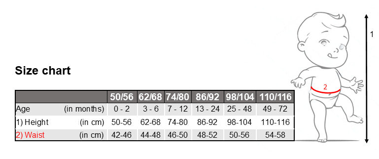 Bunter Babybody aus Wolle/Seide mit Streifen von Engel