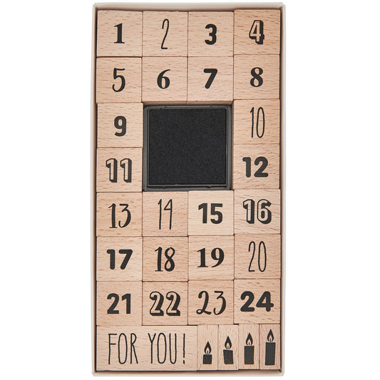 Stempelset "Adventskalenderzahlen" von Paper Poetry/Rico Design