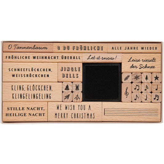 Stempelset "Weihnachtslieder" von Paper Poetry/Rico Design