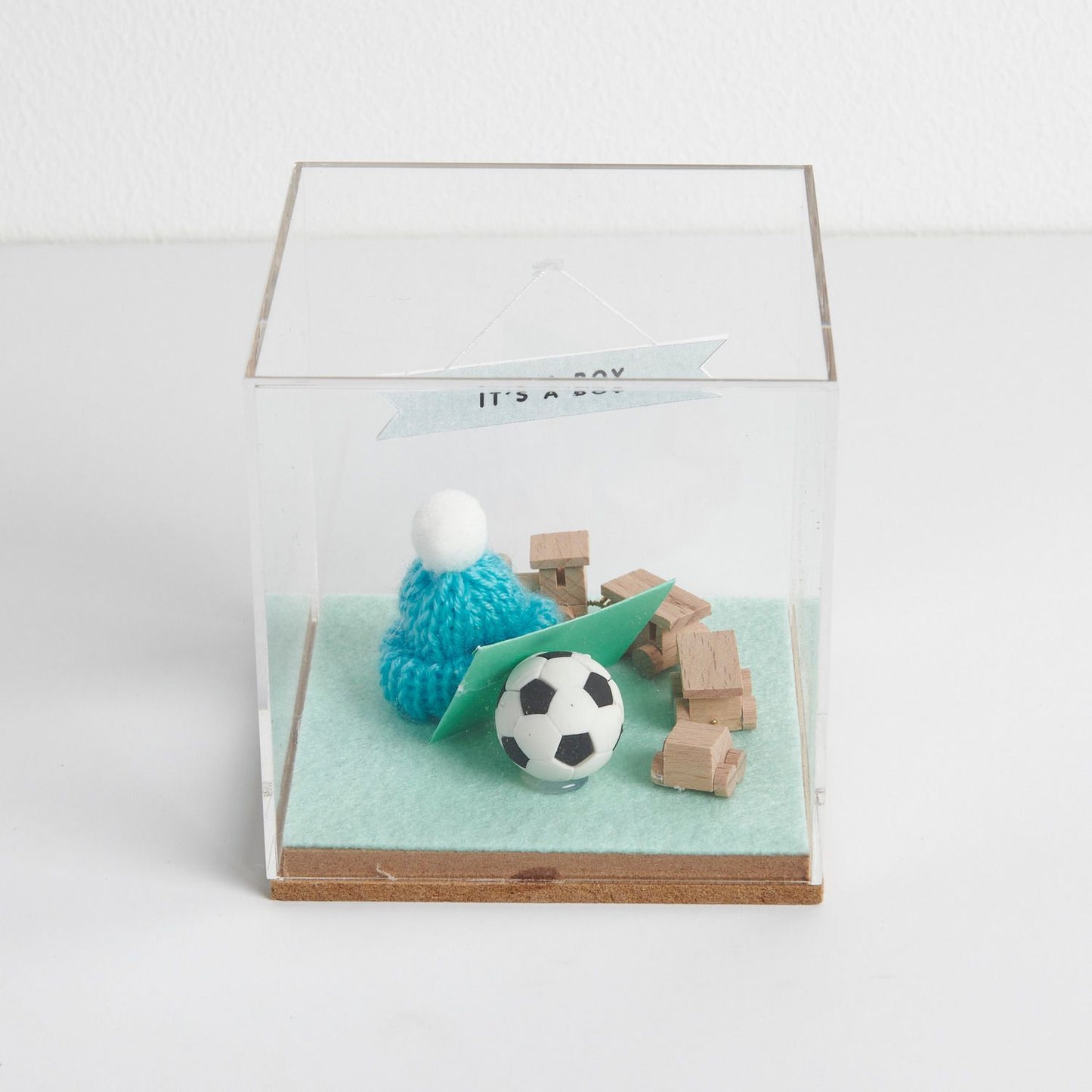 Miniatur-Fussball als Zubehör für die Wichtelwelt (2,3cm)