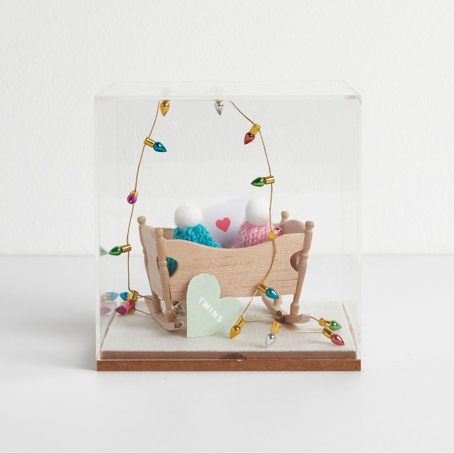 Miniatur-Lichterkette als Zubehör für die Wichtelwelt (50cm)