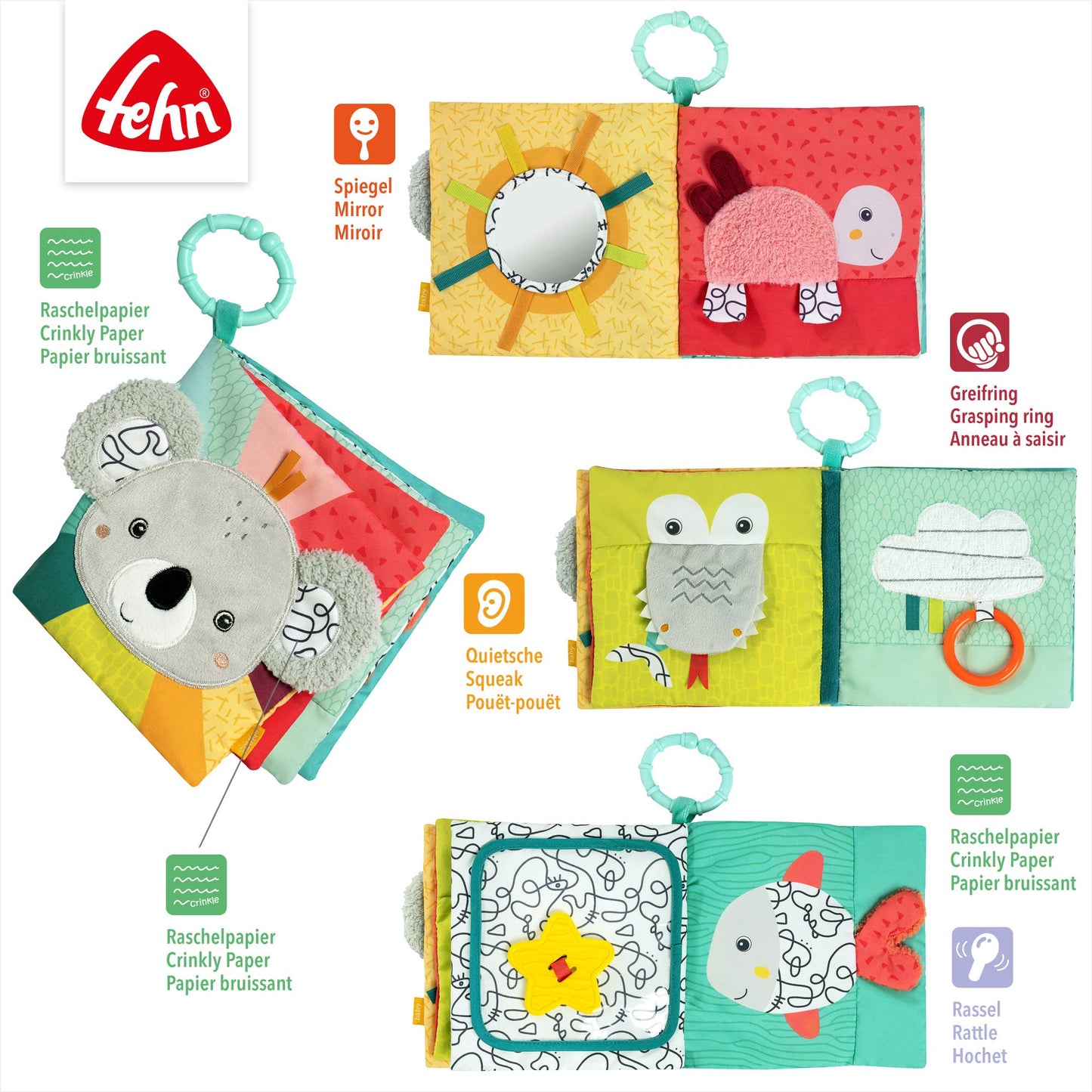Stoffbuch "Koala" von Fehn