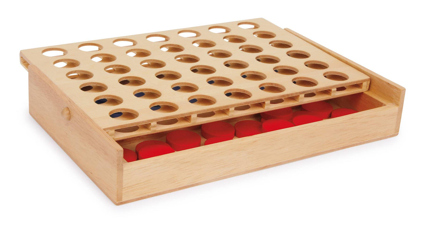Spiel "Vier gewinnt" aus Holz von Small Foot