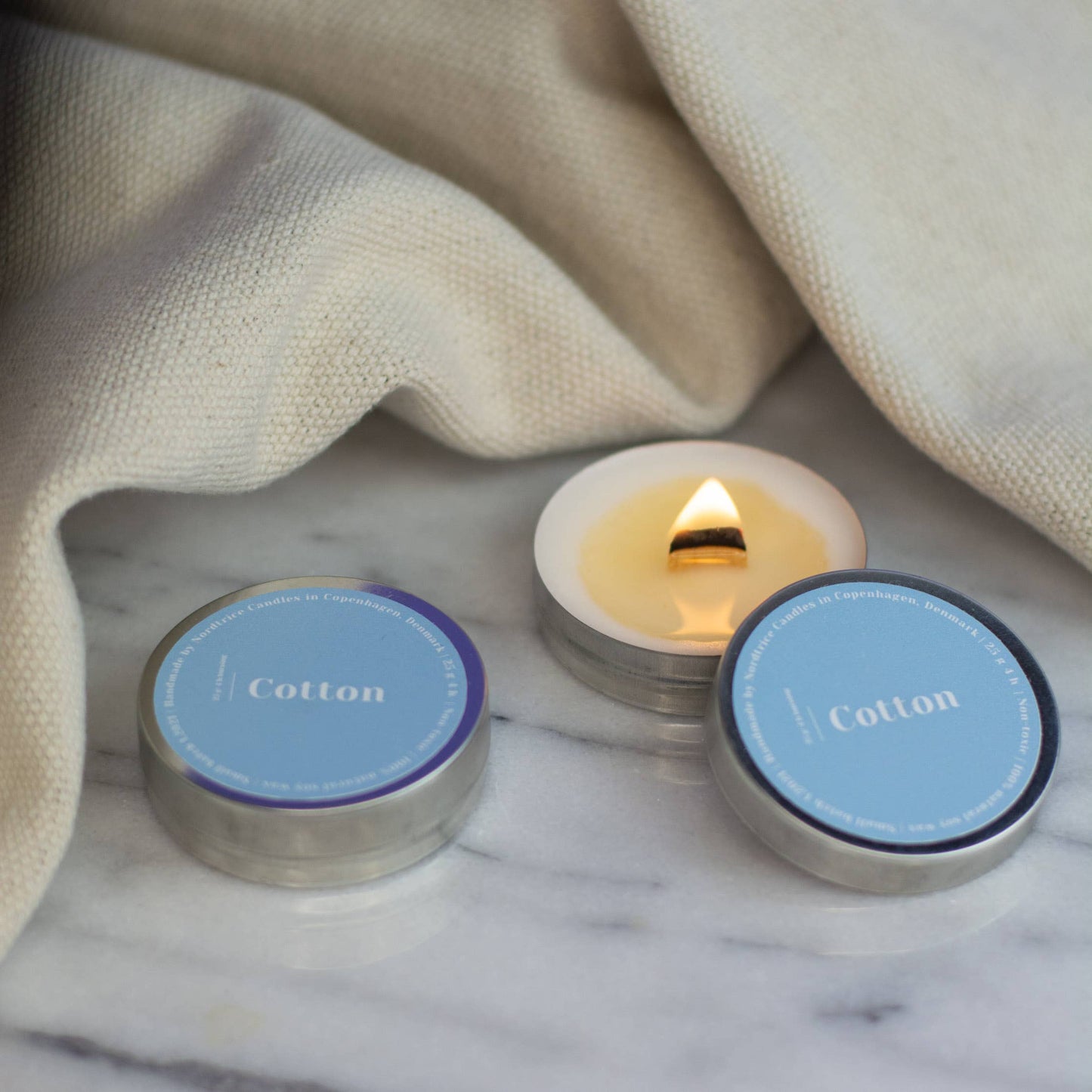 Mini-Duftkerzen mit Baumwoll-Duft von Nordtrice