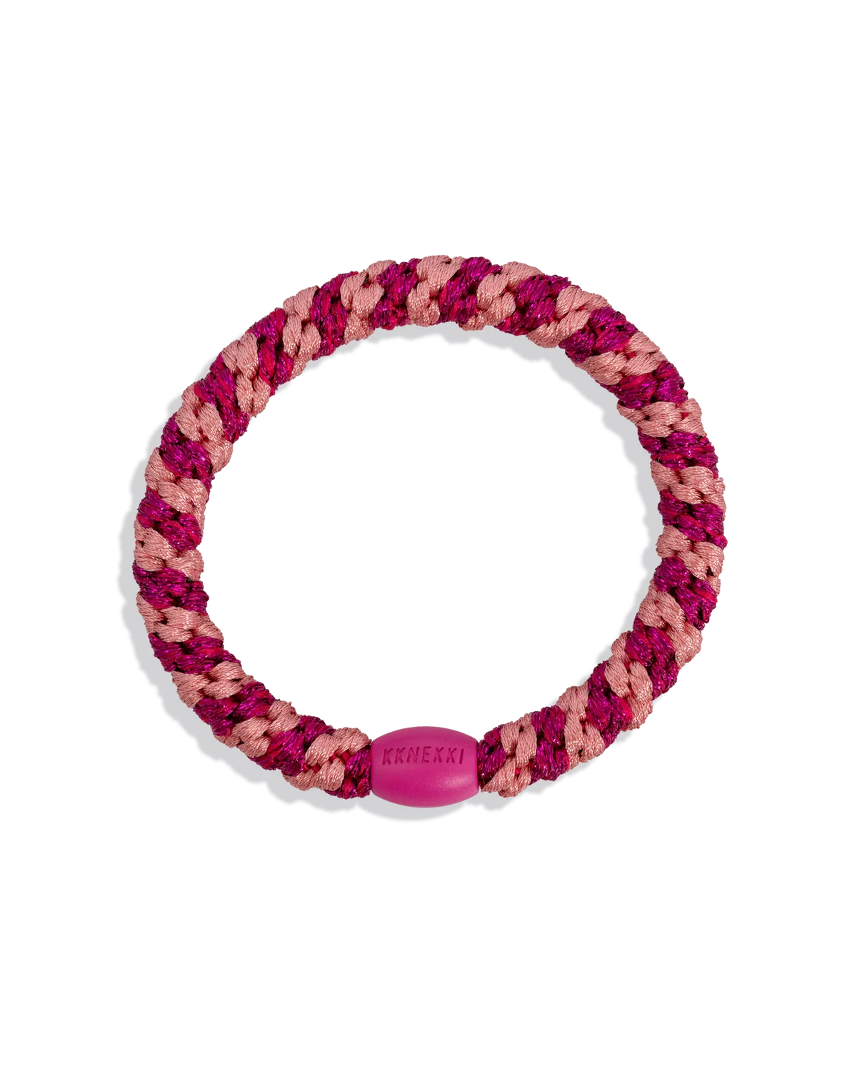 Kknekki "Stripe Faded rose electric pink glitter" in Rosa und Pink-Glitzer