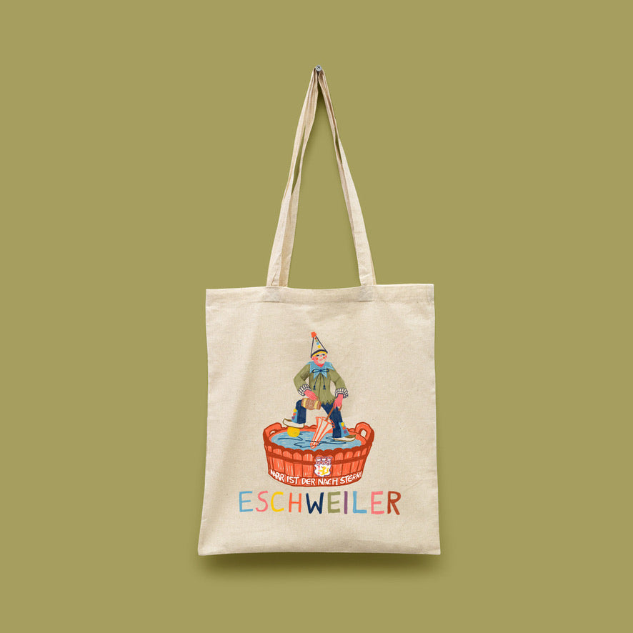 Narrenbrunnen Jutebeutel/Tasche - Souvenir aus Eschweiler
