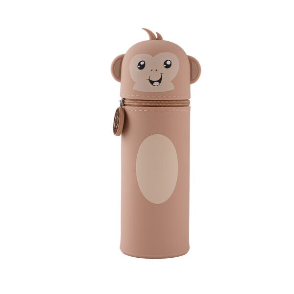 Silicone Animal Pencil Case Monkey "Cheeky" by Lulubug Handmade