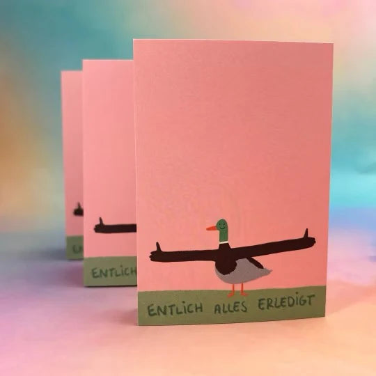 Notizblock "Entlich alles erledigt" von Slinga Illustration