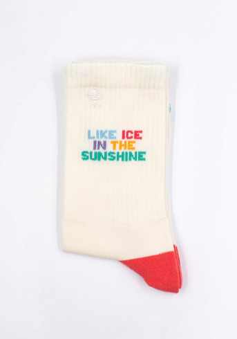 Tennissocken "Like ice in the sunshine" von J. Clay für Frauen und Männer