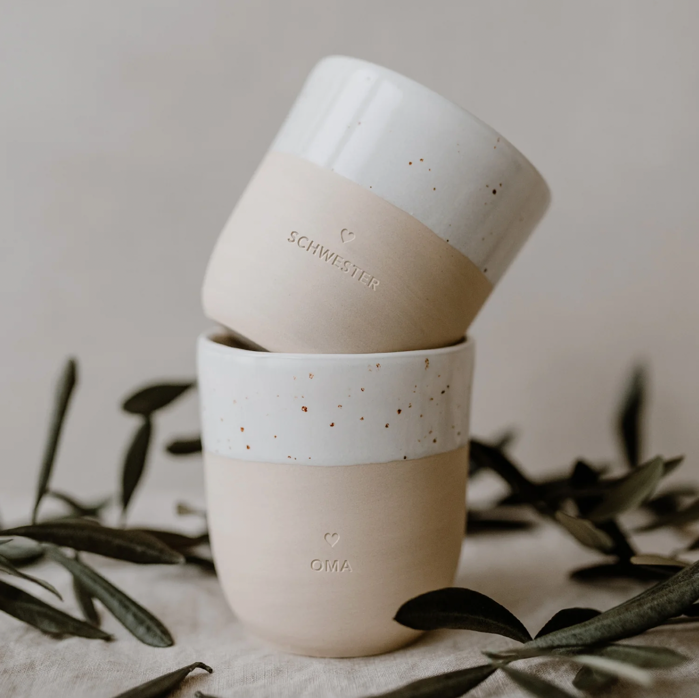 "Schwester" Tasse von Eulenschnitt