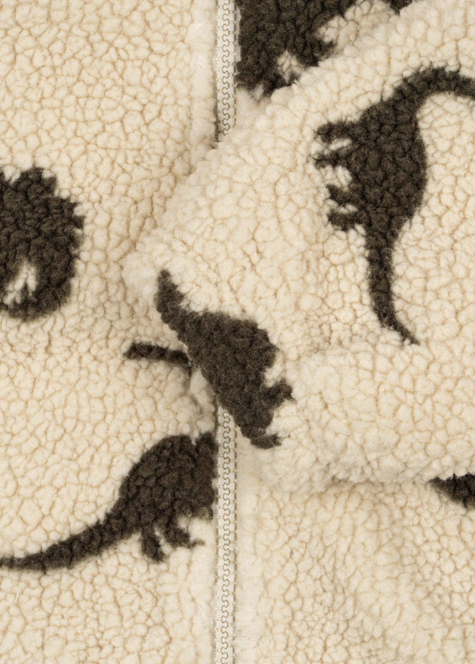 Jody Teddy Hoodie "Dino Silhouette" mit Dino-Motiv von Konges Slojd, Größe 74-128